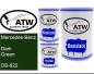 Preview: Mercedes-Benz, Dark Green, DB-822: 500ml Lackdose + 500ml Klarlack + 250ml Härter - Set, von ATW Autoteile West.